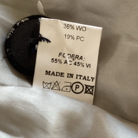 Osyride Silver Black Long CoatSZ 4/40 - Picture 7 of 8